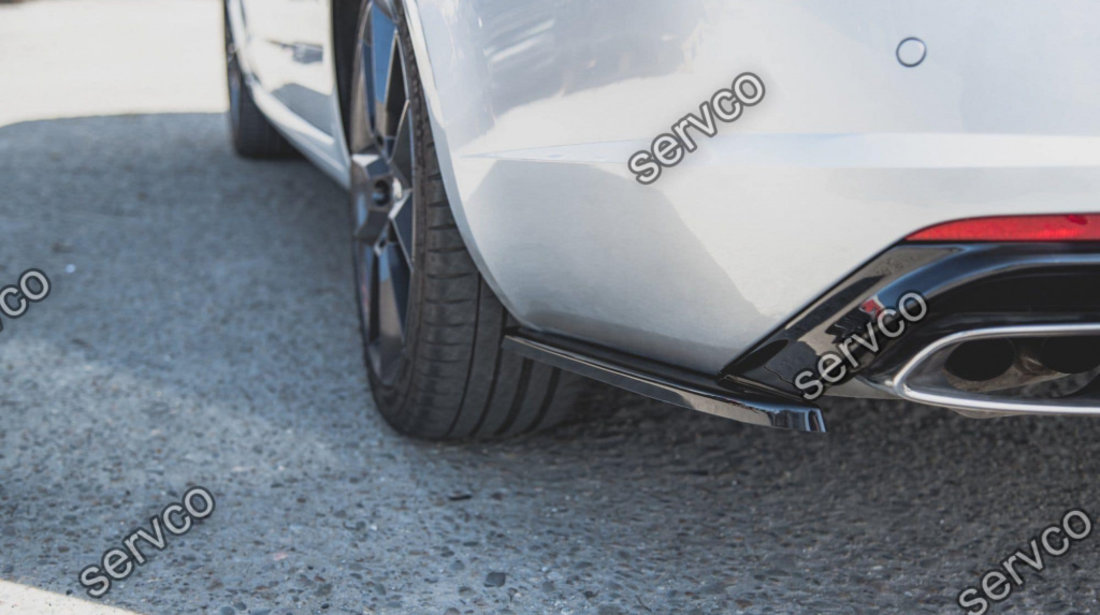 Prelungire splitter bara spate Skoda Octavia RS Mk3 Hatchback Combi 2013-2019 v7 - Maxton Design