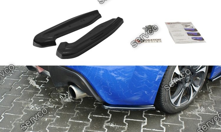 Prelungire splitter bara spate Subaru BRZ Facelift 2017- v2 - Maxton Design