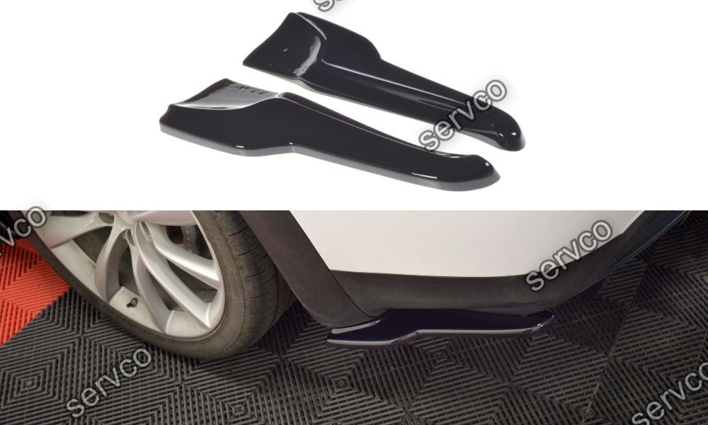 Prelungire splitter bara spate Tesla Model X 2015- v2 - Maxton Design
