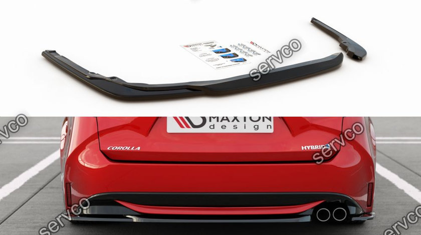 Prelungire splitter bara spate Toyota Corolla XII Rouring Sports 2019- v5 - Maxton Design
