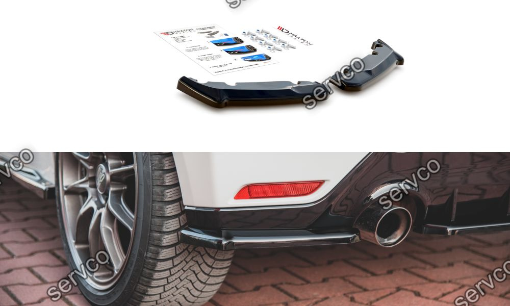 Prelungire splitter bara spate Toyota GR Yaris Mk4 2020- v6 - Maxton Design