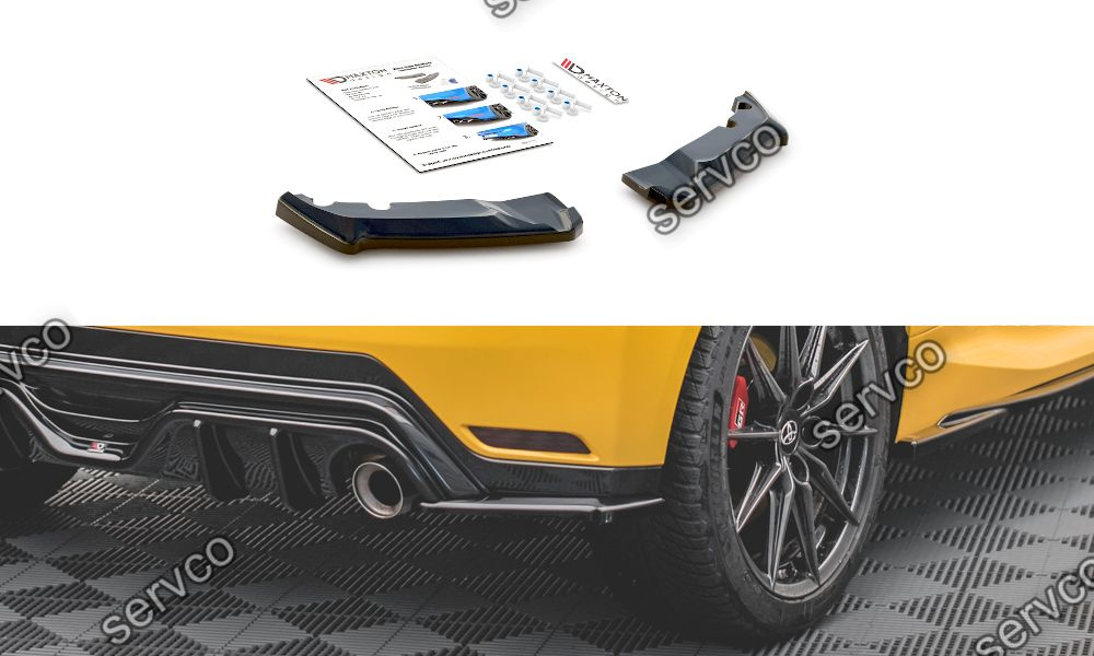 Prelungire splitter bara spate Toyota GR Yaris Mk4 2020- v5 - Maxton Design