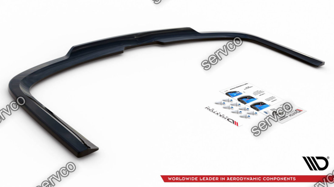 Prelungire splitter bara spate Volkswagen Caddy Mk3 Facelift 2010-2015 v1 - Maxton Design