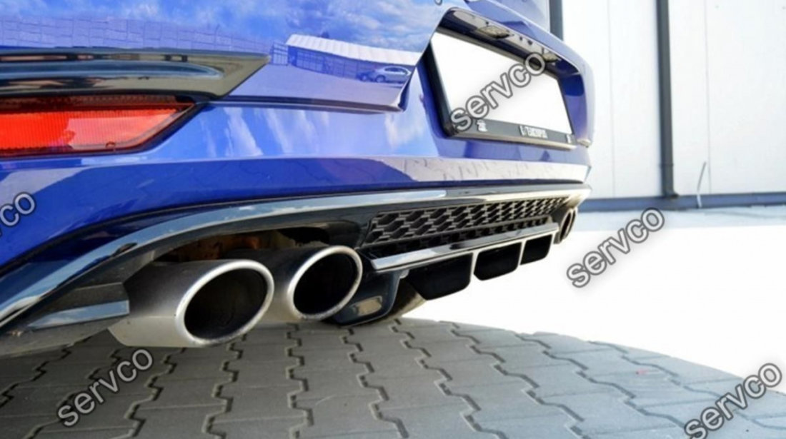 Prelungire splitter bara spate Volkswagen Golf 7 R Facelift 2017- v17 - Maxton Design