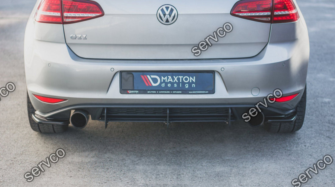 Prelungire splitter bara spate Volkswagen Golf 7 GTI 2013-2016 v22 - Maxton Design