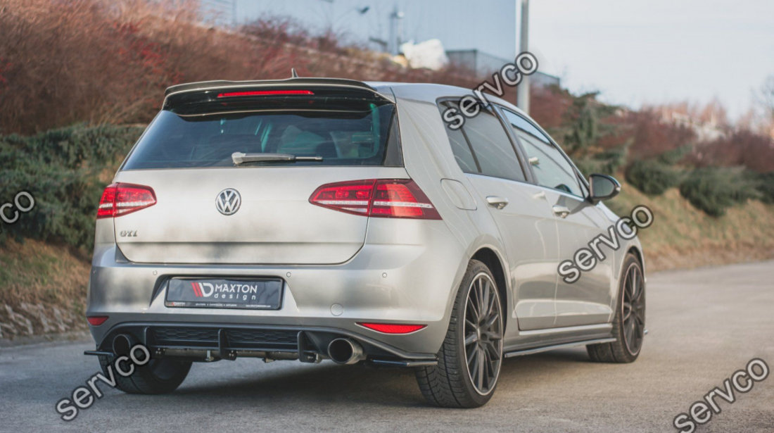 Prelungire splitter bara spate Volkswagen Golf 7 GTI 2013-2016 v22 - Maxton Design