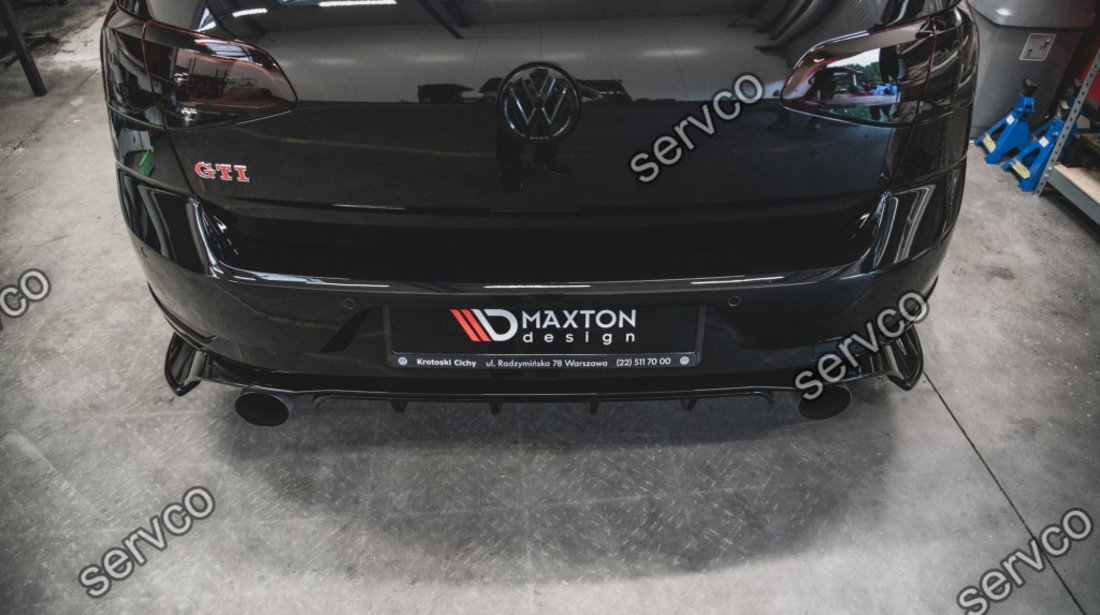 Prelungire splitter bara spate Volkswagen Golf 7 GTI TCR 2019 v1 - Maxton Design