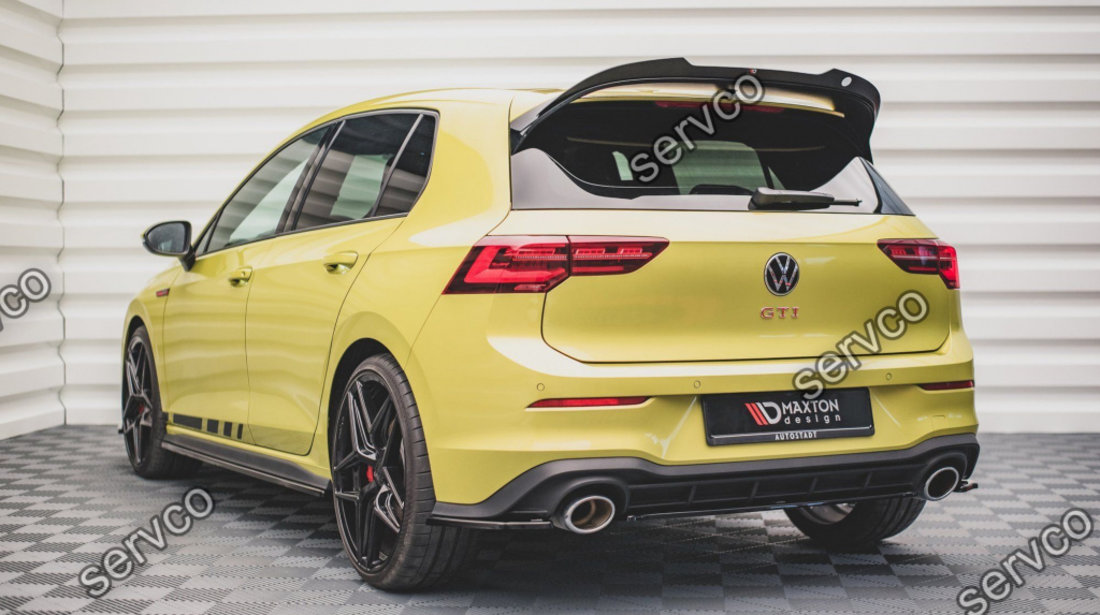 Prelungire splitter bara spate Volkswagen Golf 8 GTI Clubsport 2020- v21 - Maxton Design