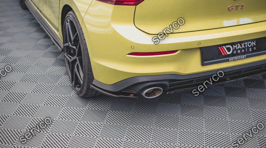 Prelungire splitter bara spate Volkswagen Golf 8 GTI Clubsport 2020- v21 - Maxton Design
