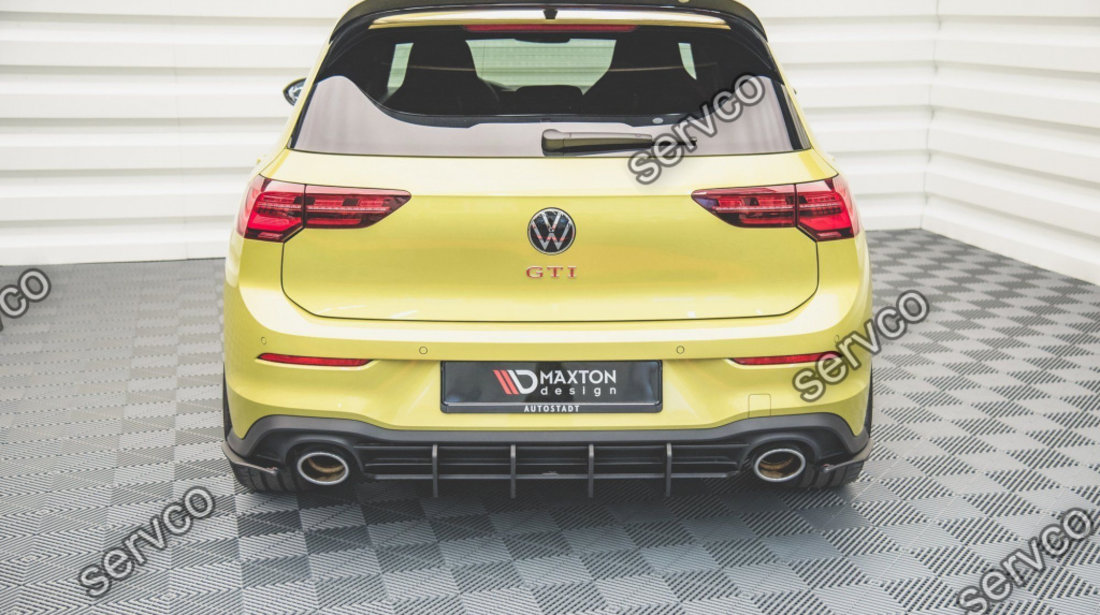 Prelungire splitter bara spate Volkswagen Golf 8 GTI Clubsport 2020- v23 - Maxton Design