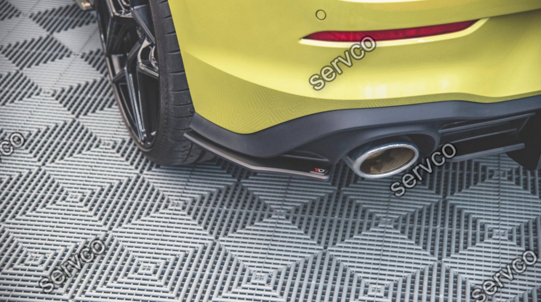 Prelungire splitter bara spate Volkswagen Golf 8 GTI Clubsport 2020- v23 - Maxton Design
