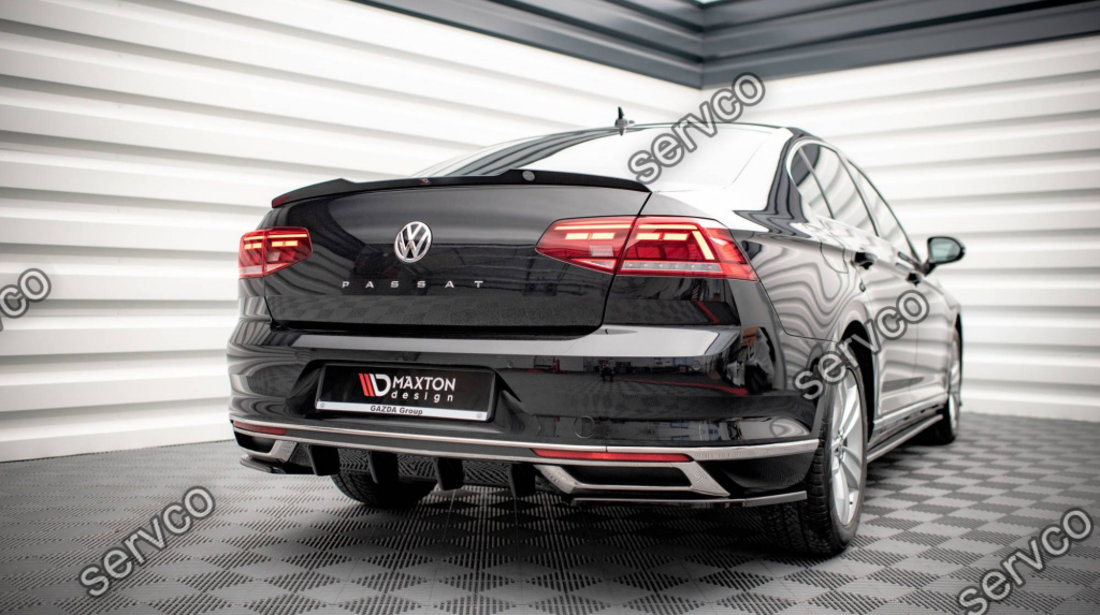 Prelungire splitter bara spate Volkswagen Passat B8 Facelift 2019- v7 - Maxton Design