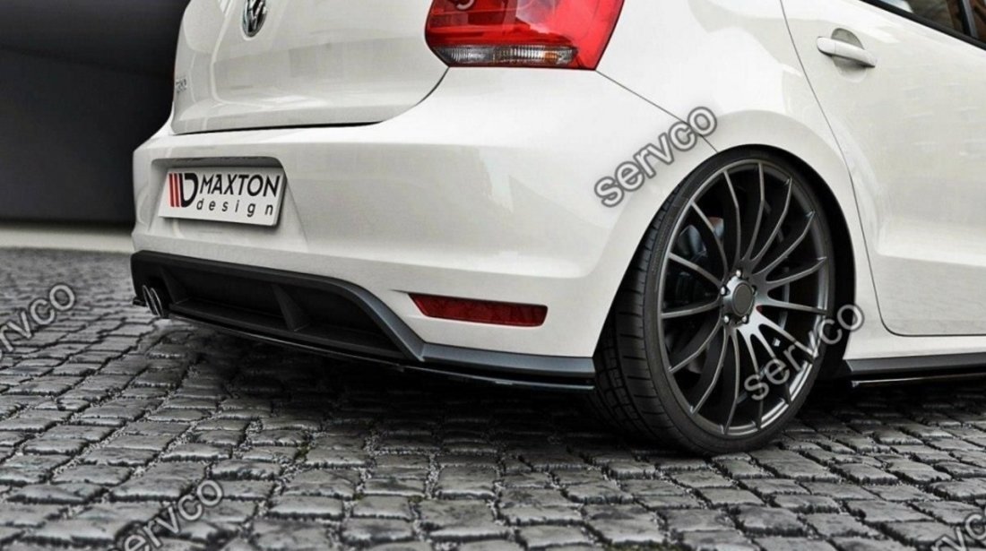 Prelungire splitter bara spate Volkswagen Polo Mk5 GTI Facelift 2015-2018 v1 - Maxton Design