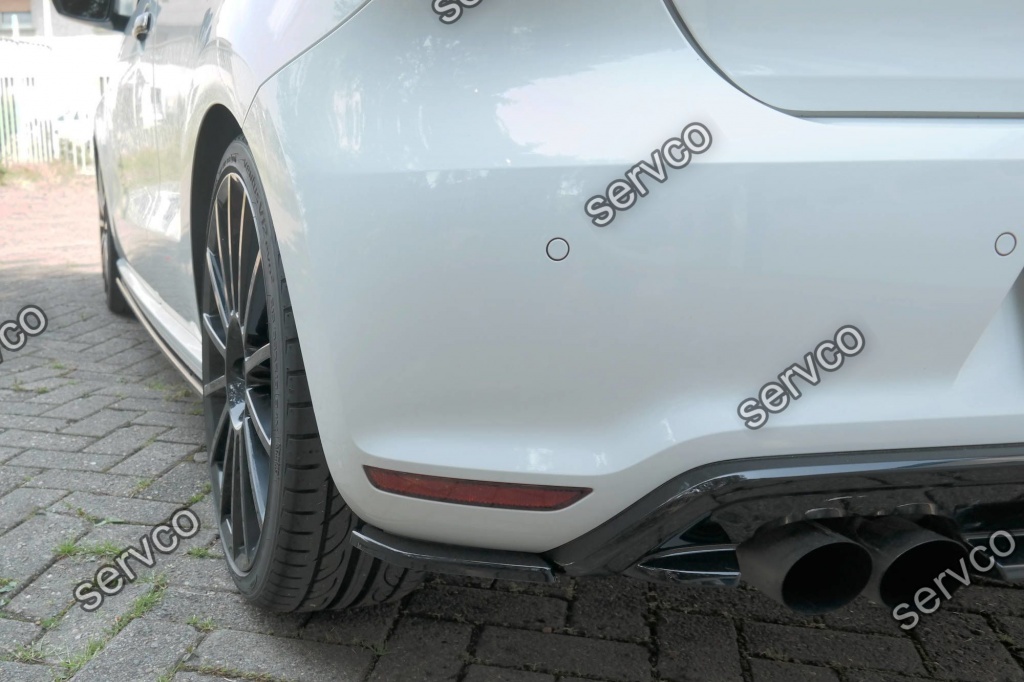 Prelungire splitter bara spate Volkswagen Polo Mk5 R WRC 2013 v5 - Maxton Design
