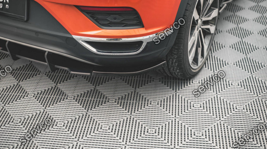 Prelungire splitter bara spate Volkswagen T-Roc Mk1 2017- v2 - Maxton Design