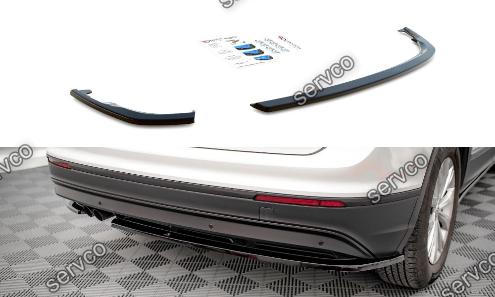 Prelungire splitter bara spate Volkswagen Tiguan Mk2 2015-2020 v4 - Maxton Design