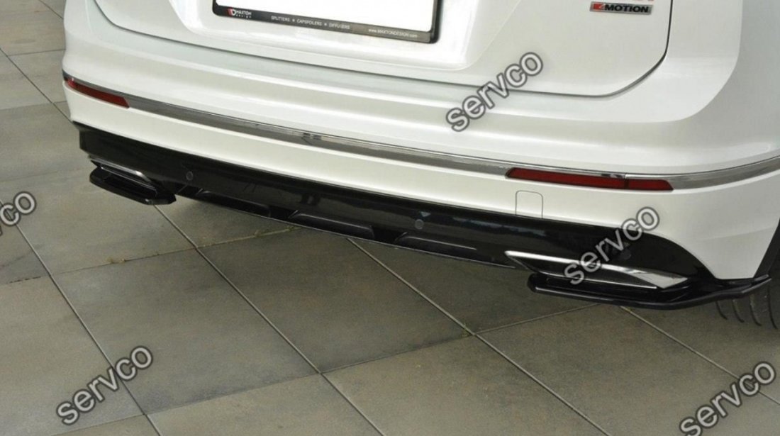 Prelungire splitter bara spate Volkswagen Tiguan Mk2 R-Line 2015- v1 - Maxton Design