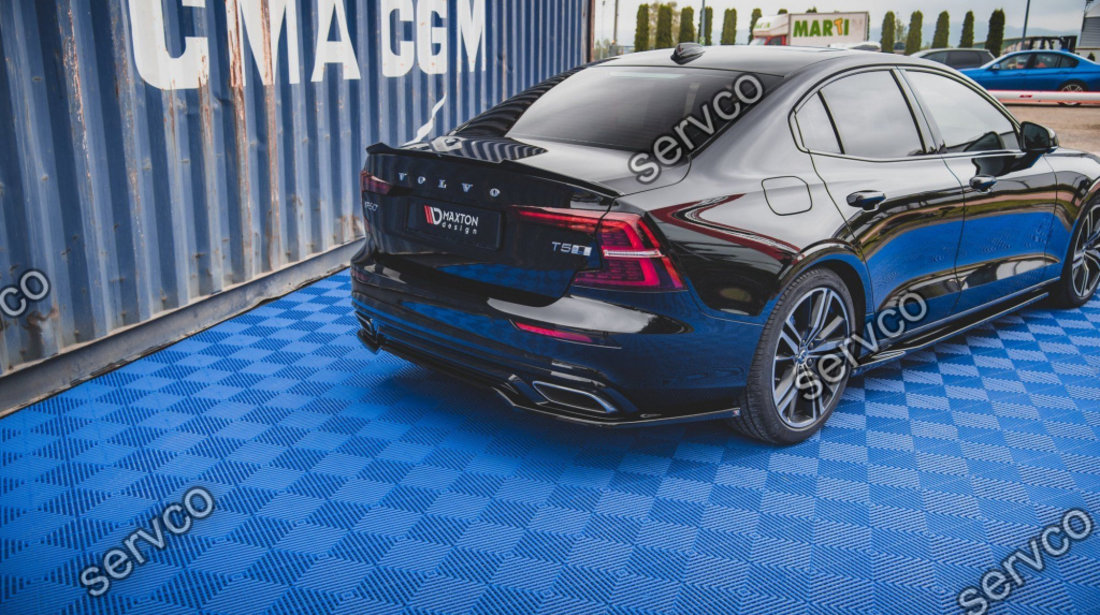 Prelungire splitter bara spate Volvo S60 R-Design Mk3 2018- v1 - Maxton Design