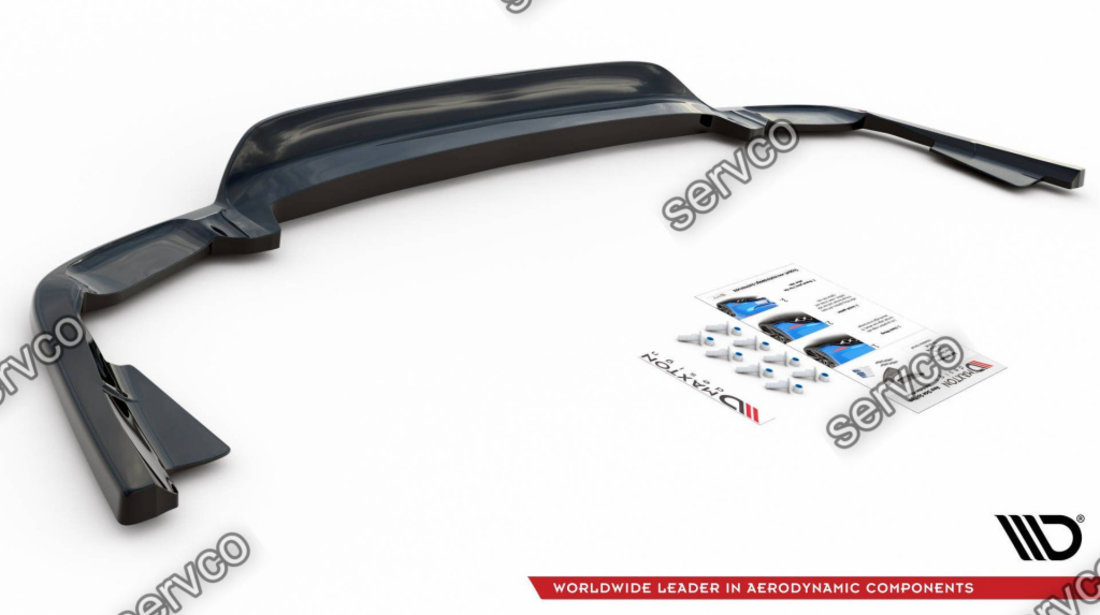 Prelungire splitter bara spate Volvo XC60 Mk2 R-Design 2017- v1 - Maxton Design