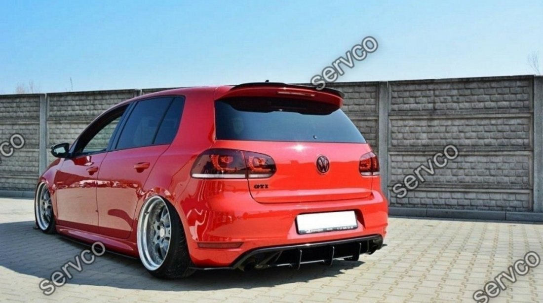 Prelungire splitter difuzor bara spate Volkswagen Golf 6 GTI 35TH 2008-2012 v5 - Maxton Design