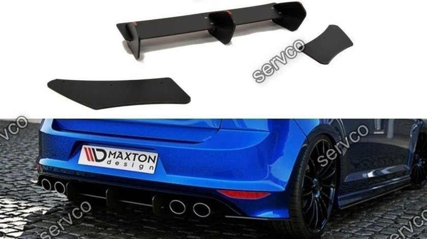 Prelungire splitter difuzor bara spate Volkswagen Golf 7 R Hatchback 2012-2017 v8 - Maxton Design