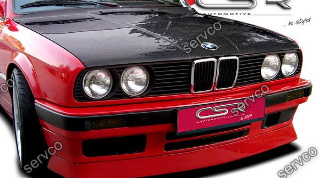 Prelungire splitter lip sport bara fata BMW Seria 3 E30 CSR FA004 1987-1991 v2