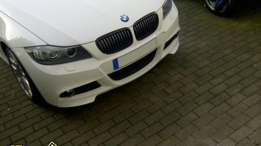 Prelungire splitter spoiler bara fata BMW E90 E91 LCI 2009 2010 2011 2012 M tech pachet Aerodynamic