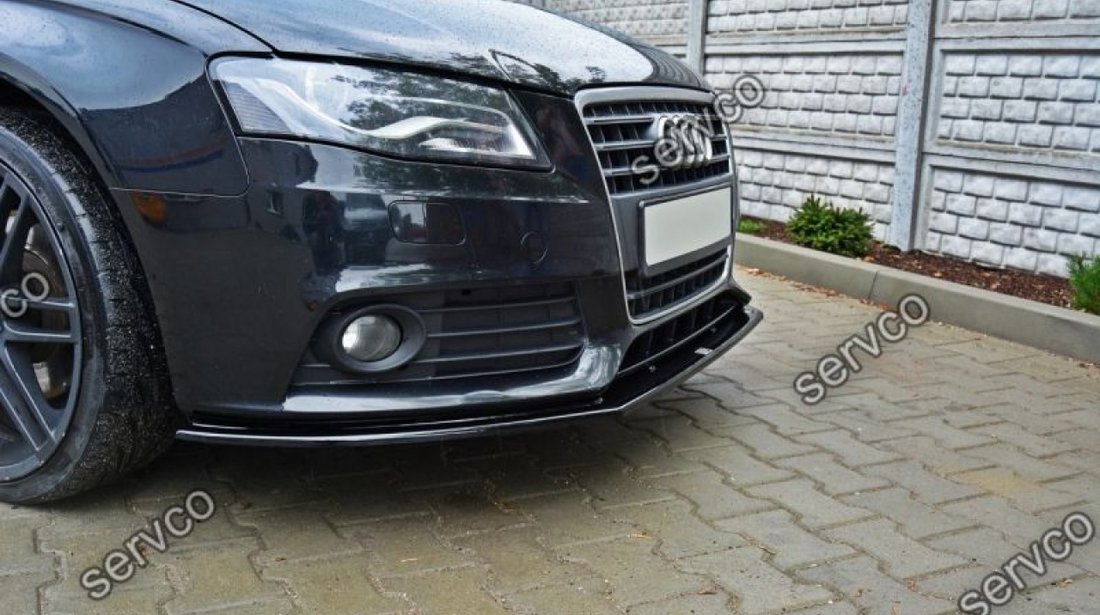 Prelungire splitter tuning bara fata Audi A4 B8 NFL 2008-2012 v1