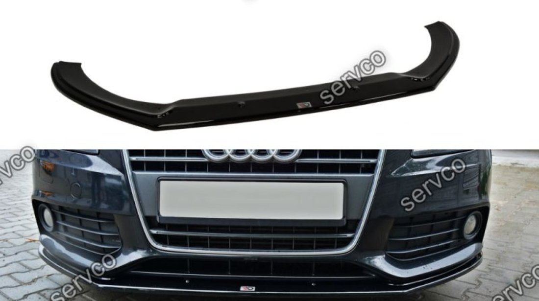 Prelungire splitter tuning bara fata Audi A4 B8 NFL 2008-2012 v1