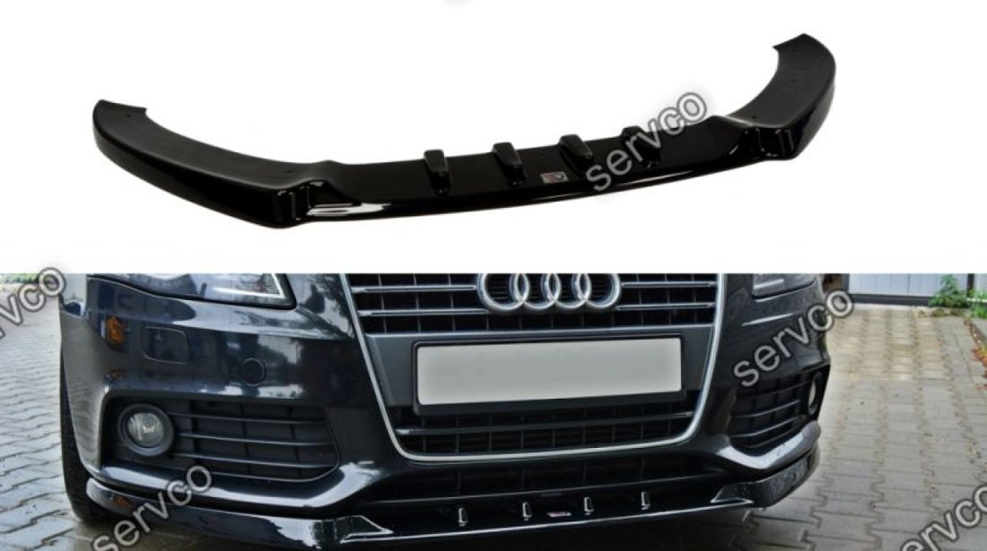 Prelungire splitter tuning bara fata Audi A4 B8 NFL 2008-2012 v3