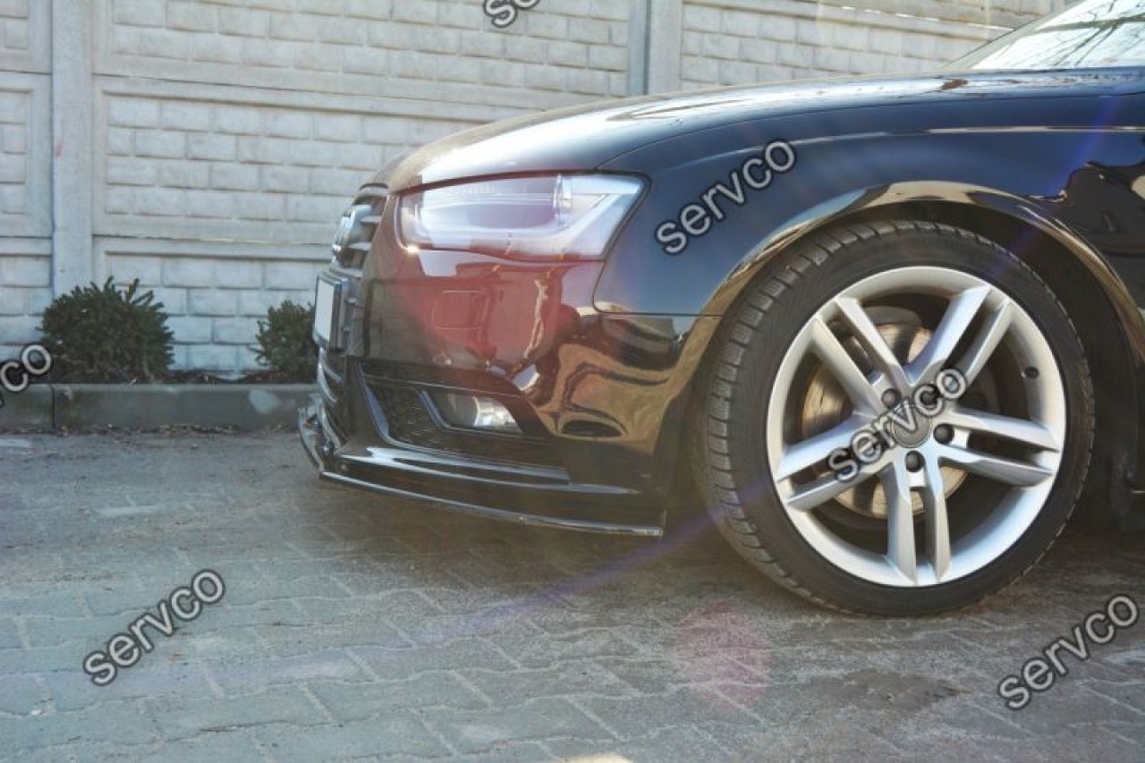 Prelungire splitter tuning bara fata Audi A4 B8 2012-2015 v4