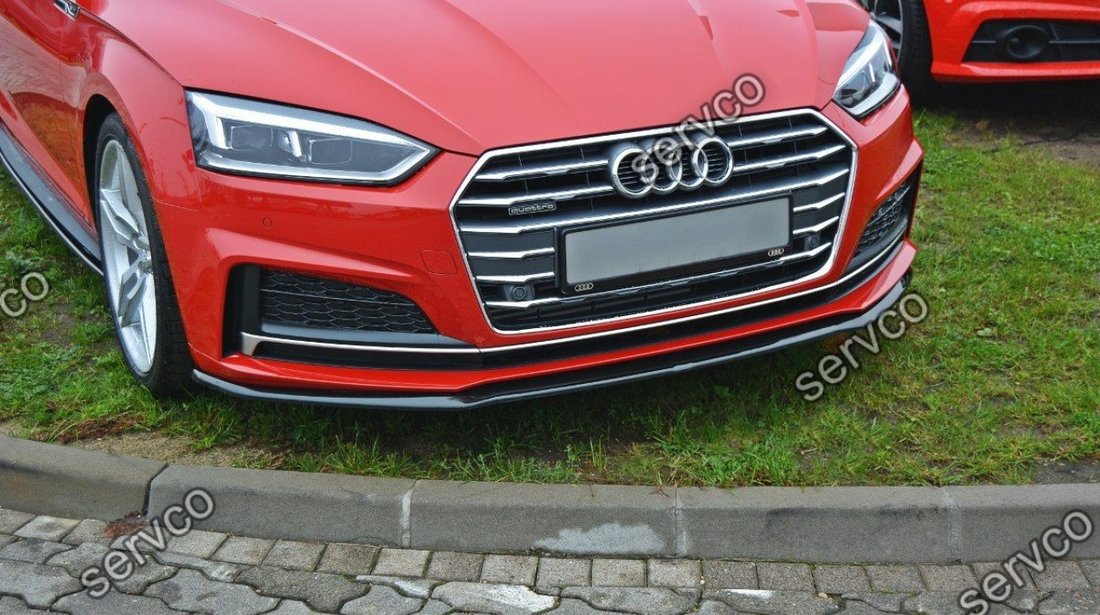 Prelungire splitter tuning bara fata Audi A5 Coupe F5 S-line 2016-2019 v2