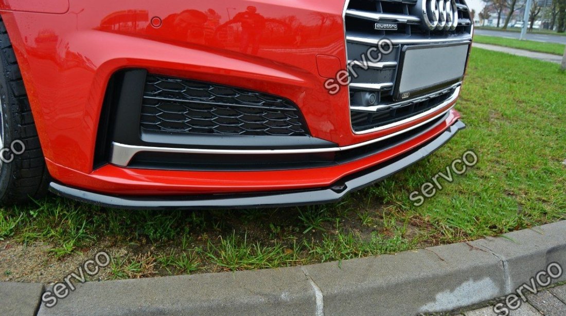 Prelungire splitter tuning bara fata Audi A5 Coupe F5 S-line 2016-2019 v2