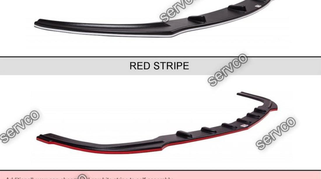 Prelungire splitter tuning bara fata Audi A6 C7 S-line 2012-2014 v3