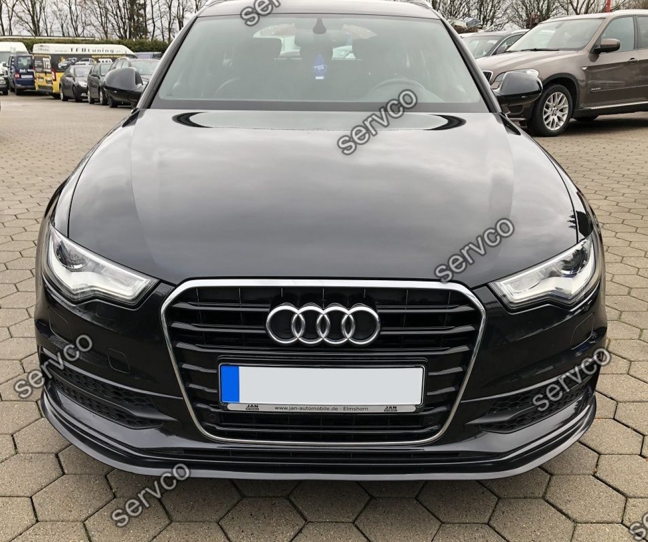 Prelungire splitter tuning bara fata Audi A6 C7 S-line 2012-2014 v4