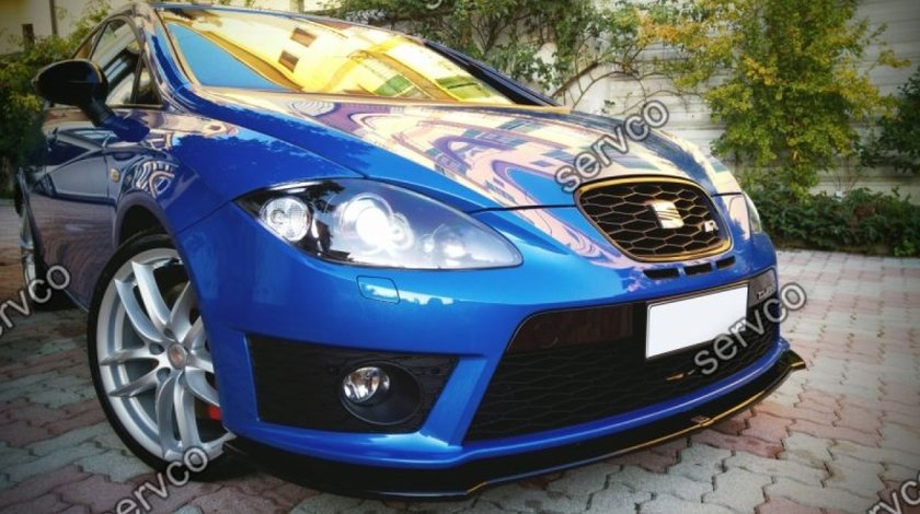 Prelungire splitter tuning bara fata Seat Leon 2 1P Mk2 Cupra Fr Facelift 2009-2012 v1