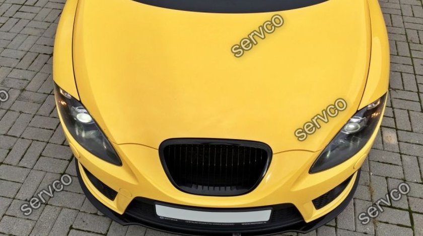 Prelungire splitter tuning bara fata Seat Leon 2 1P Mk2 Cupra NFL 2005-2009 v4