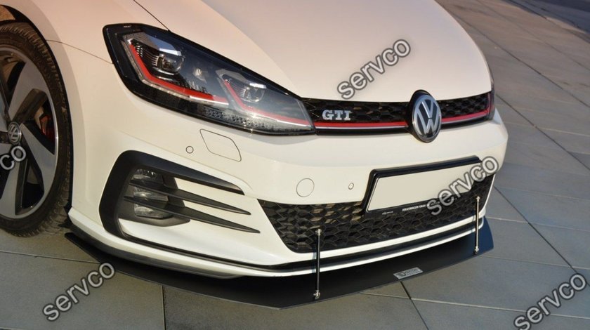 Prelungire splitter tuning bara fata Volkswagen Golf 7 Mk VII Facelift Racing 2017-2019 v8