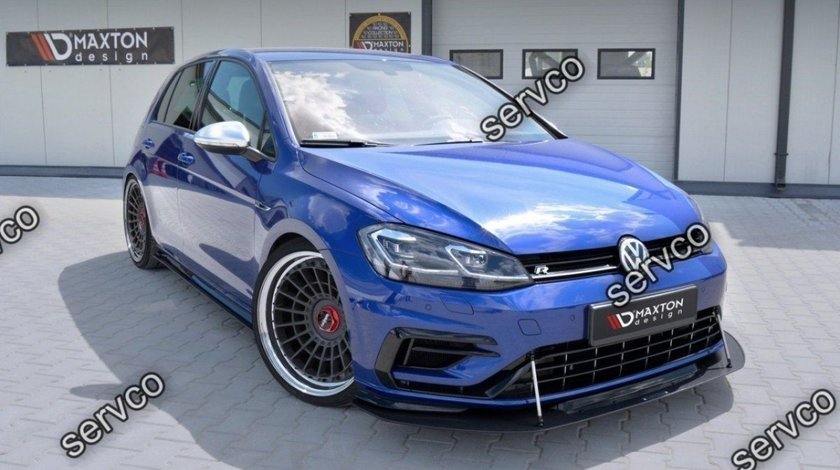 Prelungire splitter tuning bara fata Volkswagen Golf 7 Mk VII R Facelift Hybrid Racing 2017-2019 v6