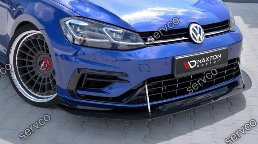 Prelungire splitter tuning bara fata Volkswagen Golf 7 Mk VII Facelift Hybrid Racing 2017-2019 v11