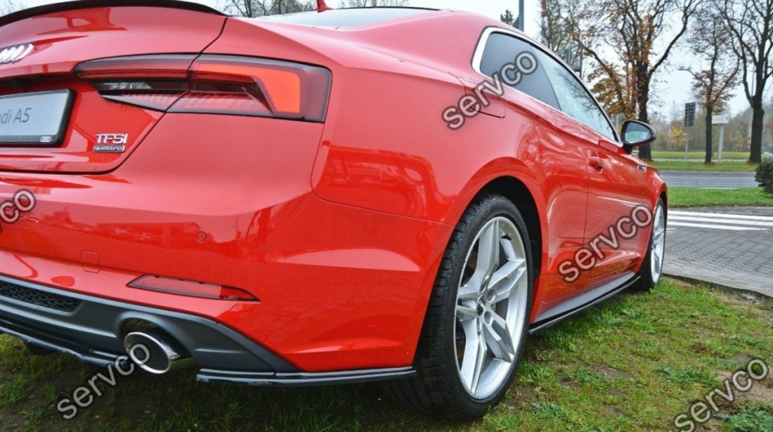 Prelungire splittere bara spate Audi A5 F5 S-Line 2016-2019 v1 - Maxton Design