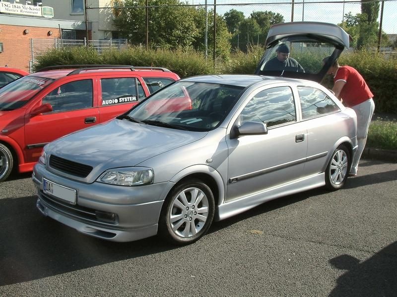 Prelungire spoiler adaos fusta bara fata Opel Astra G ver2
