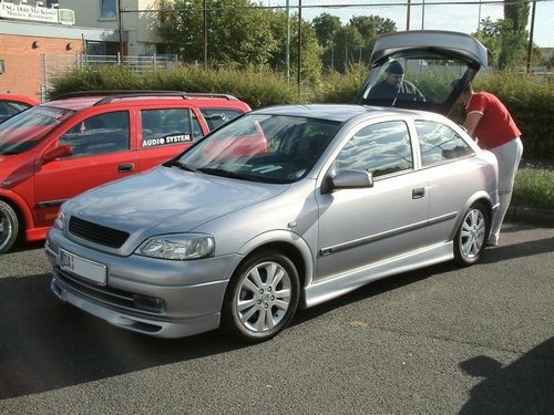 Prelungire spoiler adaos fusta bara fata Opel Astra G ver2