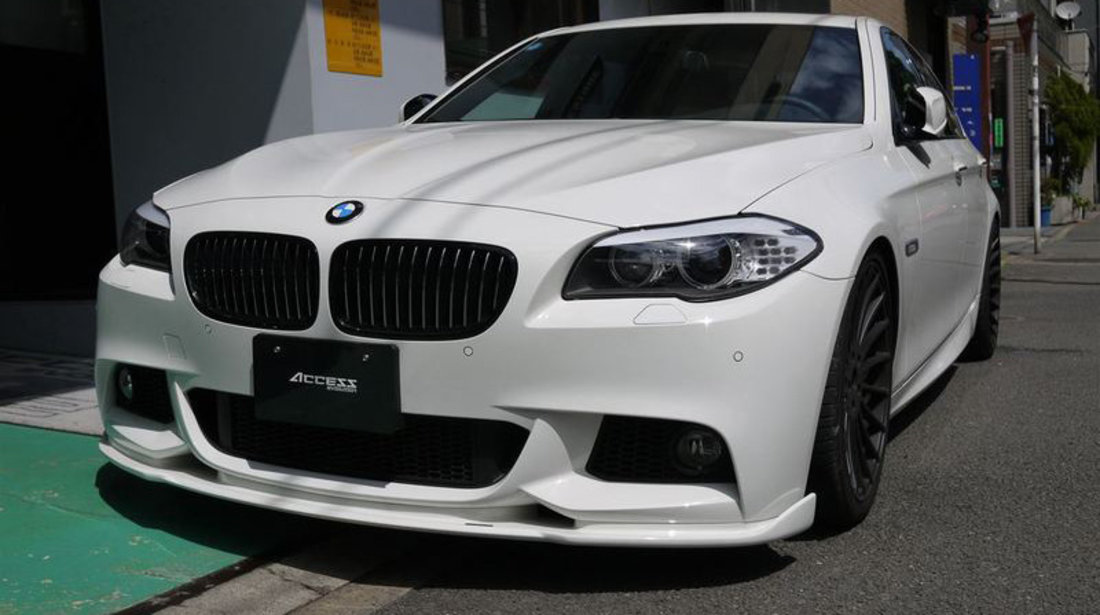 Prelungire spoiler bara fata BMW F10 F11 Hamann ver.2 pt bara pachet M tech Aerodynamic