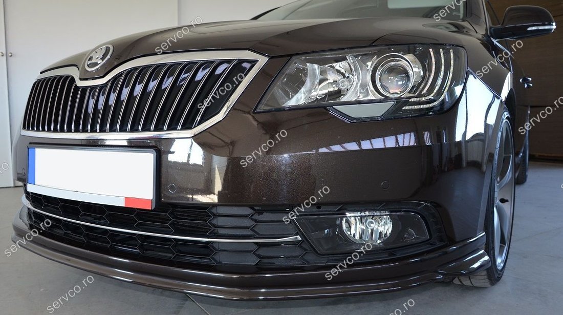 Prelungire spoiler bara fata Skoda Superb Facelift 2 B6 3T ver1