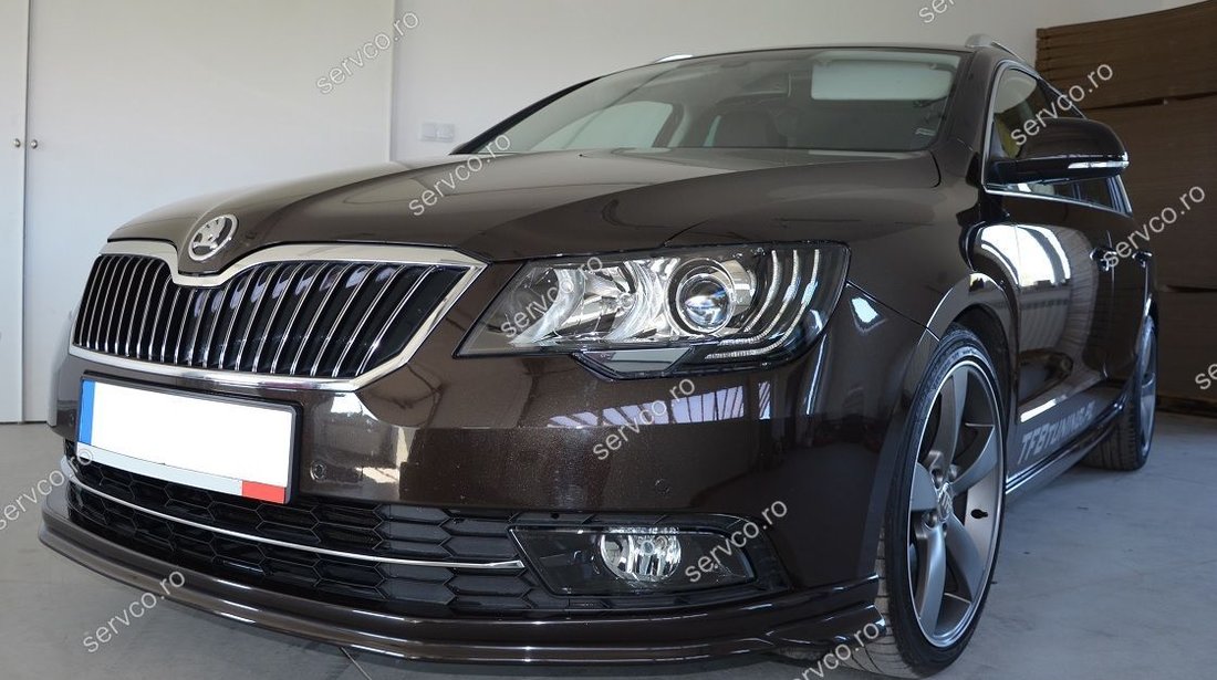 Prelungire spoiler bara fata Skoda Superb Facelift 2 B6 3T ver1