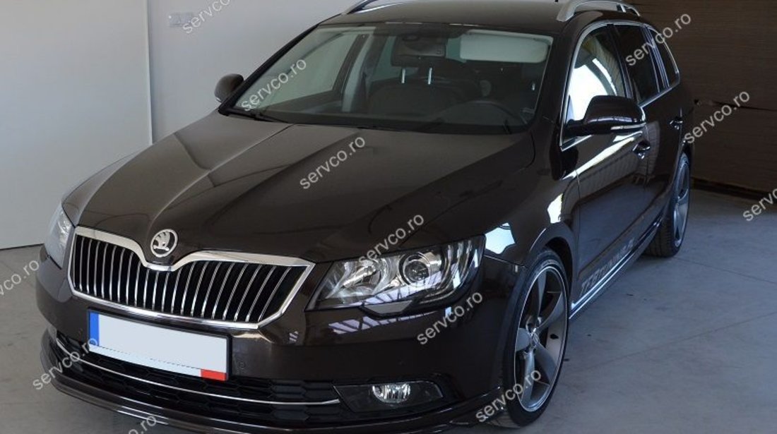 Prelungire spoiler bara fata Skoda Superb Facelift 2 B6 3T ver1