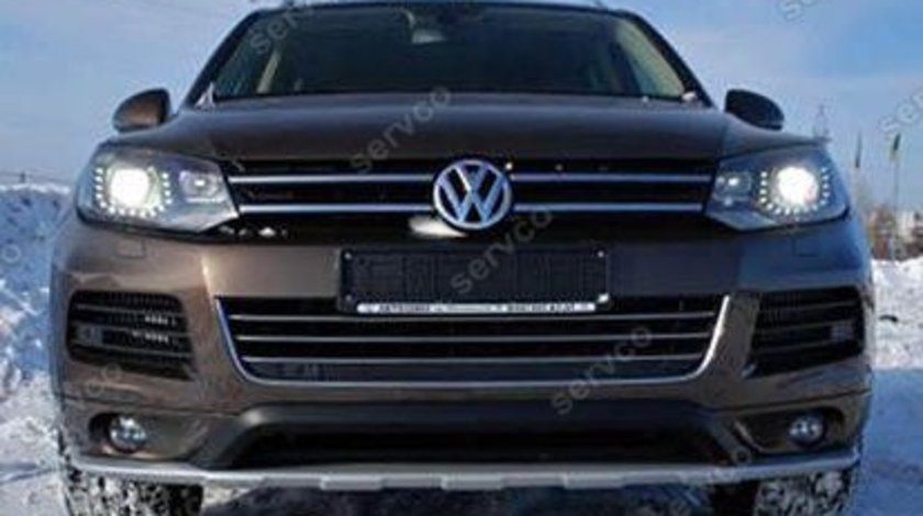 Prelungire spoiler bara fata Vw Touareg 7P5 Rline 2010 2015