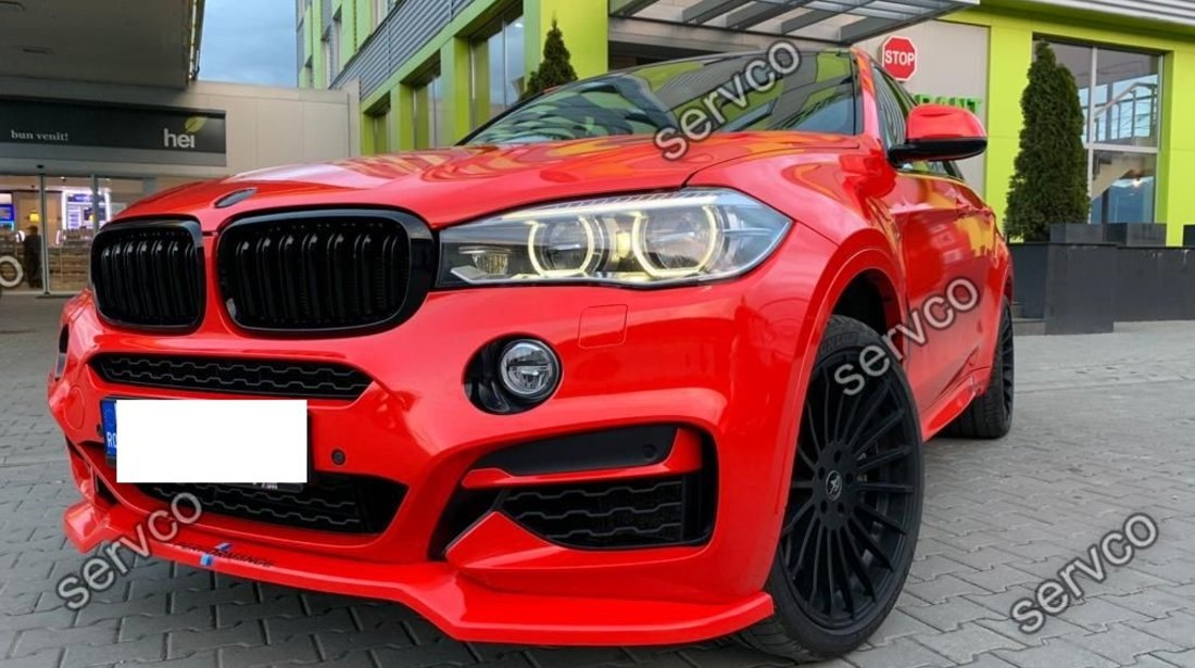 Prelungire spoiler bara fata X6 F16 Mpack Aero Pachet M 2016- v1