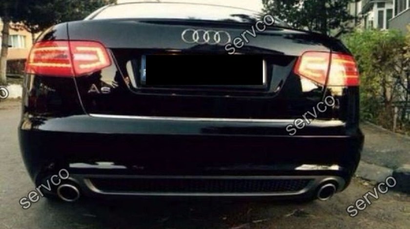 Prelungire spoiler bara spate A6 C6 4F 2009 2010 2011 Facelift ver1